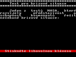 Opening screen