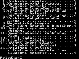 Running screen