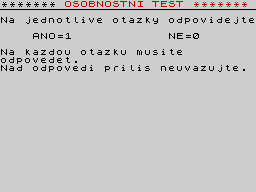 Opening screen