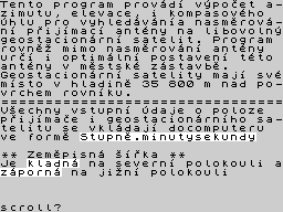 Opening screen