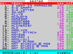 Running screen