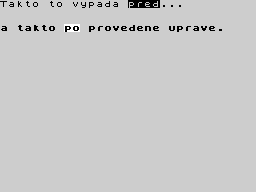 Running screen