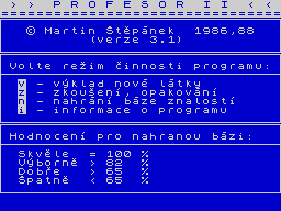 Opening screen