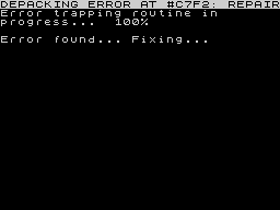 Running screen