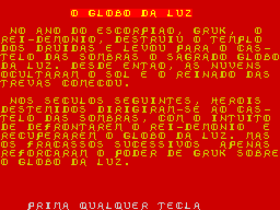 Running screen