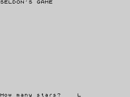 Opening screen