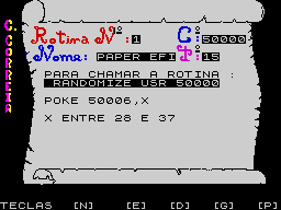 Running screen