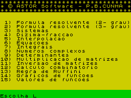 Running screen