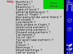 Running screen