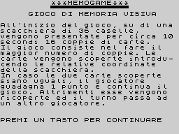 Opening screen