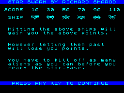 Opening screen