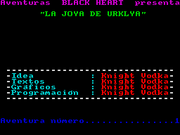 Opening screen