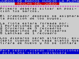 Opening screen