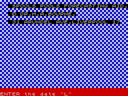 Opening screen