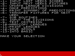 Running screen