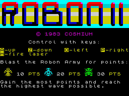Opening screen