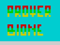Opening screen