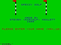 Opening screen