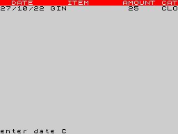 Running screen