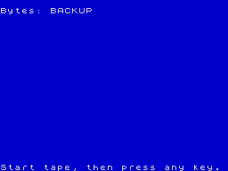 Running screen