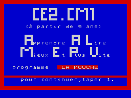 Opening screen