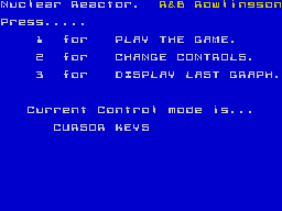 Opening screen