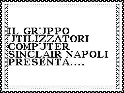 Opening screen
