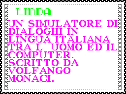 Opening screen