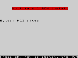 Running screen