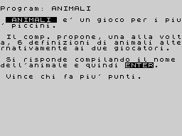 Opening screen