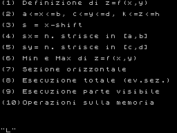 Running screen