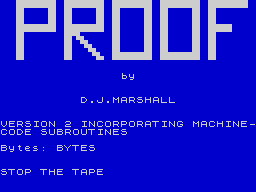 Opening screen
