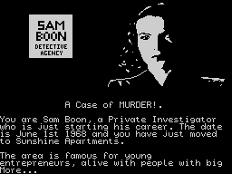Opening screen