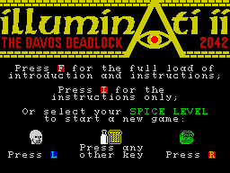 Opening screen