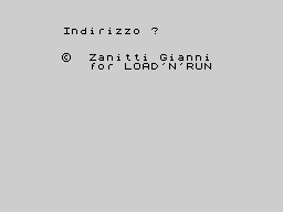 Running screen