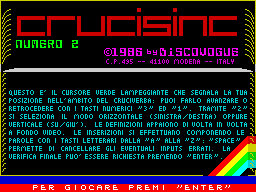 Opening screen