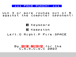 Opening screen
