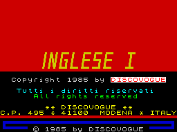 Opening screen