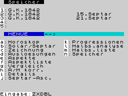 Running screen