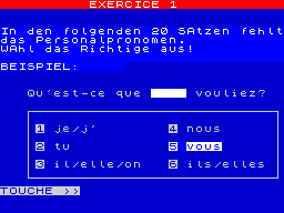 Running screen