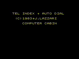 Opening screen