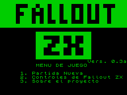 Opening screen