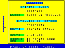 Running screen