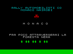 Opening screen