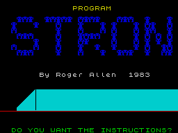 Opening screen