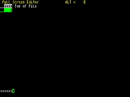 Running screen