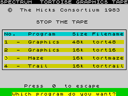 Opening screen