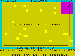 Running screen