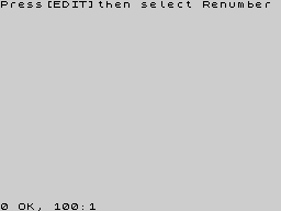 Running screen