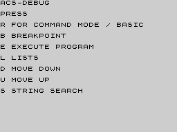 Running screen